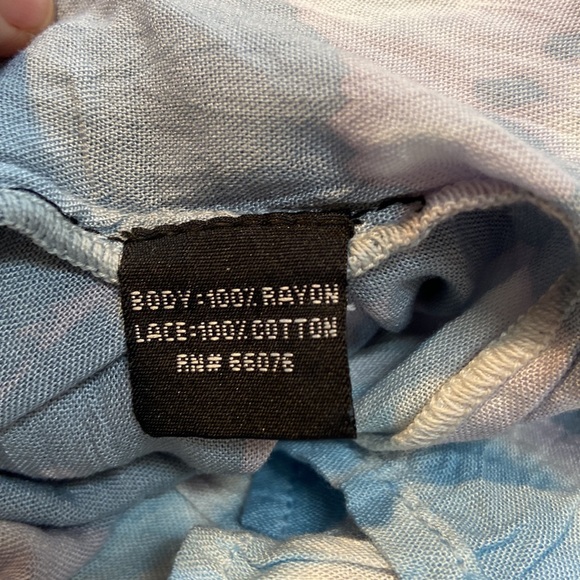 Raviya | Blue Tie Dye Swim Beach Coverup Maxi Dress Size XL - Picture 12 of 13